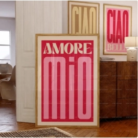 Inspired Music Amore Mio Music Lyrics Gig Indie Rock Gift Concert Wall Art Canvas Painting Posters For Living Room Home Decor