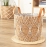 Rattan Storage Basket Living Room Flower Pot Home Decor Durable Net Pocket Pot Outdoor lawn decoration