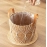 Rattan Storage Basket Living Room Flower Pot Home Decor Durable Net Pocket Pot Outdoor lawn decoration
