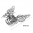 Butterfly Hair Clip Bright Silver Cross Geometric Hairpin Rose Flower Hair Claw Woman Girls Styling Barrette Headdress