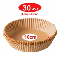 Air Fryer Disposable Paper Liner Oven Oil-proof Parchment Pad Kitchen Microwave Sheets Plate Air Fryer Fryer Baking Accessories